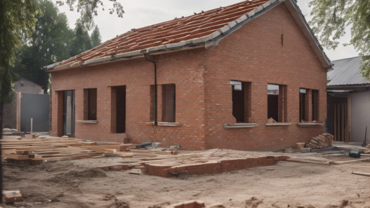 Dom w trakcie budowy